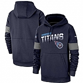 Tennessee Titans Nike Sideline Team Logo Performance Pullover Hoodie Navy,baseball caps,new era cap wholesale,wholesale hats